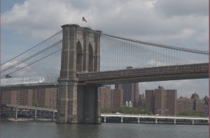 Brooklyn Bridge vanaf de boot